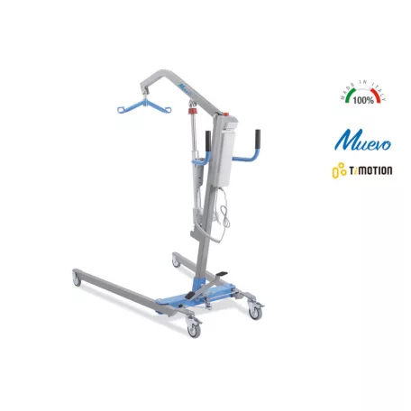 Betegemelő lift akkumulátoros működtetés pedálos lábnyitás Moevo RI826 200 kg-ig