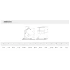 Betegemelő lift akkumulátoros működtetés pedálos lábnyitás Moevo RI826 200 kg-ig