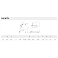   Hidraulikus betegemelő lift karos lábnyitássa 180 kg teherbírás RI827