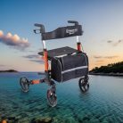 Összecsukható gördíthető rollátor 4 kerékkel Oceano 2.0