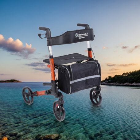 Összecsukható gördíthető rollátor 4 kerékkel Oceano 2.0