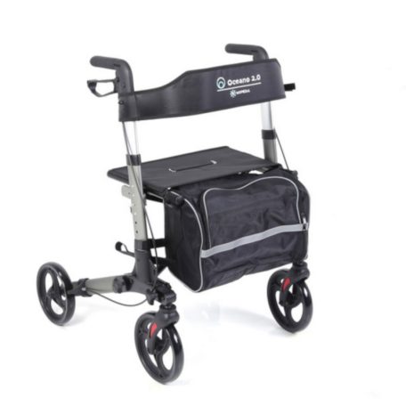 Összecsukható gördíthető rollátor 4 kerékkel Oceano 2.0