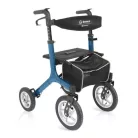 Ermes festett alumínium Rollator 4 felfújható kerékkel 