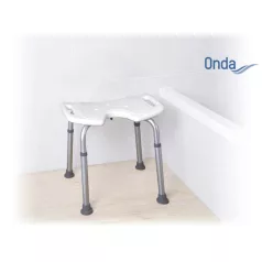   Álíltható magasságú zuhanyszék higiéniai nyílással Onda