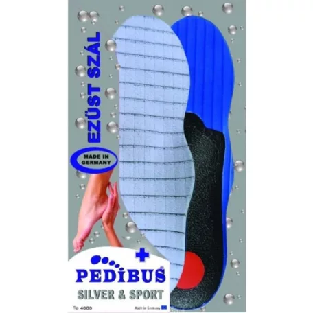 Pedibus 4000 Silver and Sport ezüstszálas hosszú gyógytalpbetét