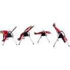 WELLPRO 02QL RED gerincnyújtó pad, összecsukható