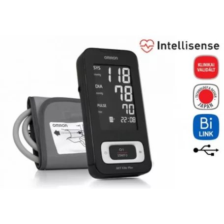 OMRON MIT ELITE PLUS Intellisense felkaros „okos-vérnyomásmérő” 