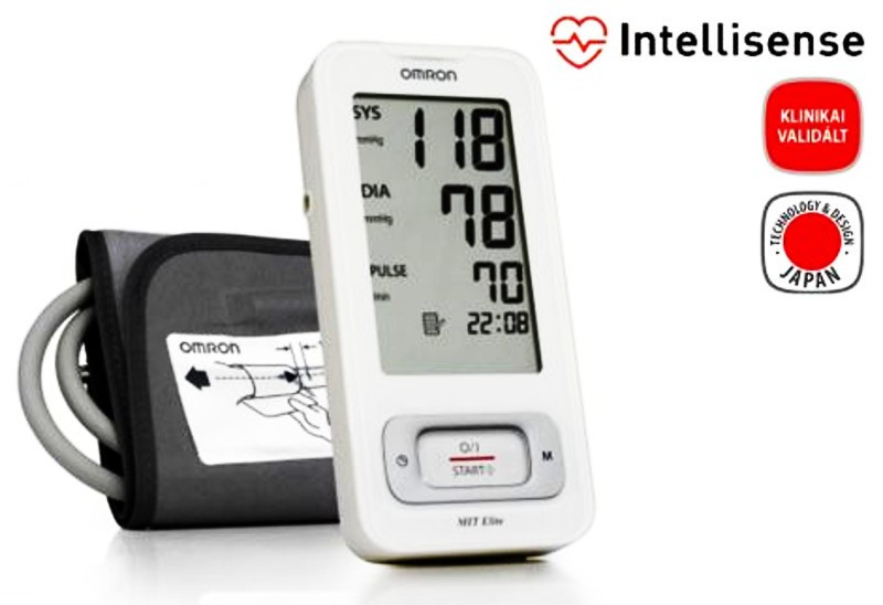 OMRON MIT ELITE Intellisense felkaros vérnyomásmérő - Gyógyá