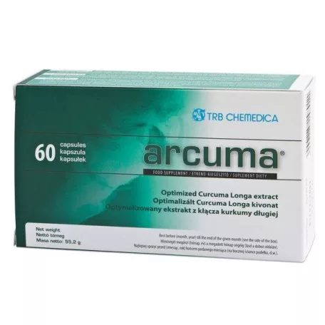 Arcuma curcumin gyulladáscsökkentő kapszula 60 db-os Rövid lejárati idővel