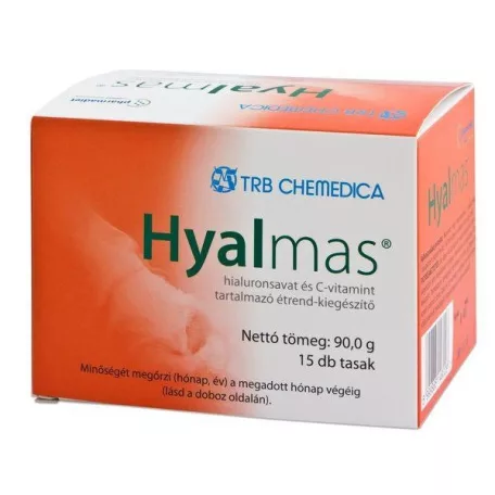 Hyalmas hialuronsav tartalmú étrend-kiegészítő granulátum 15 tasak